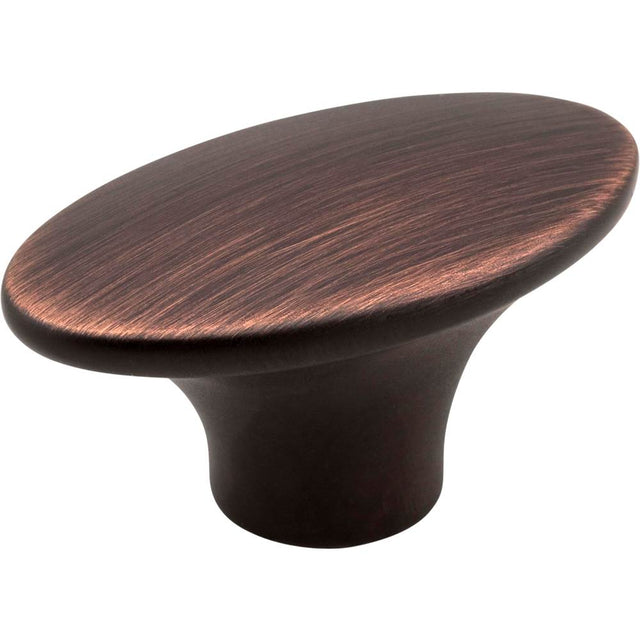 Jeffrey Alexander - 1-7/8'' Overall Length Brushed Oil Rubbed Bronze Oval Hudson Cabinet Knob - Brushed Oil Rubbed Bronze
