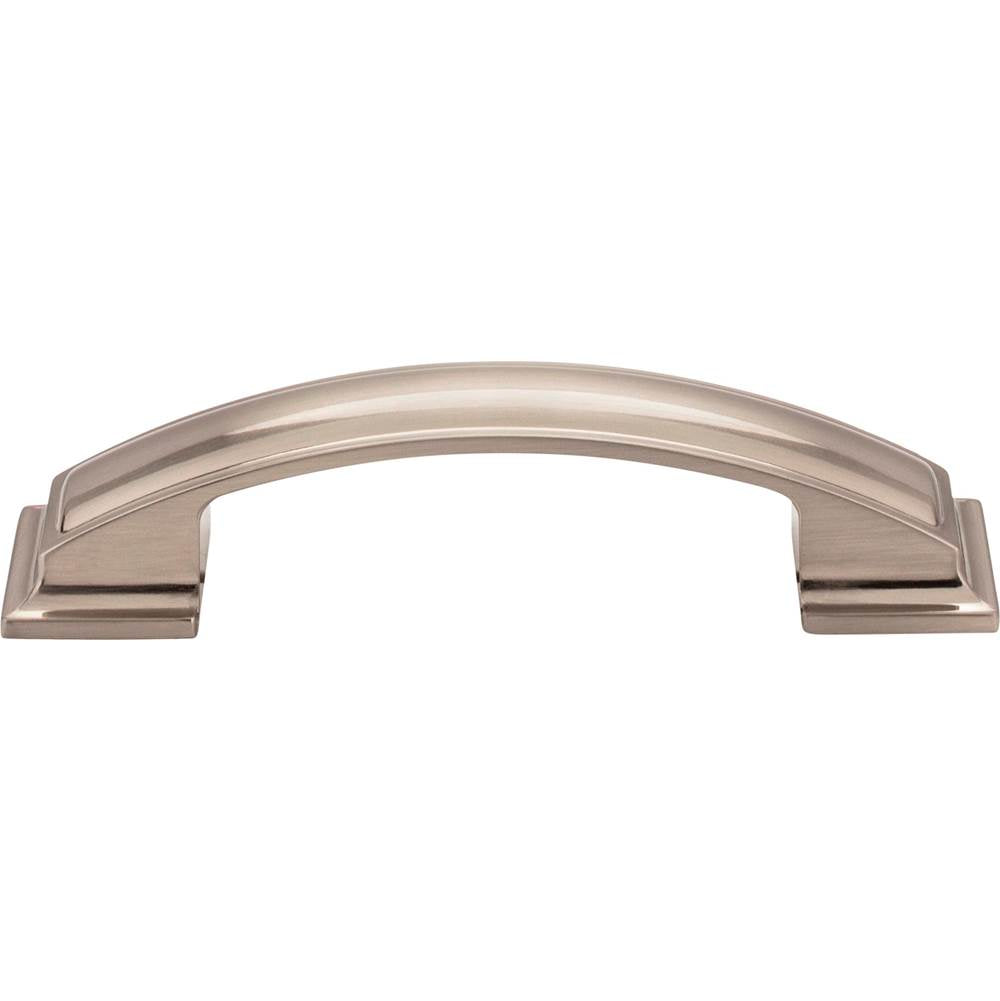 96 mm Center-to-Center Satin Nickel Square Annadale Cabinet Pull