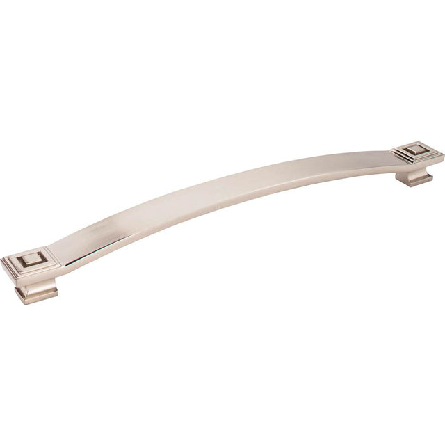 Jeffrey Alexander - 12'' Center-to-Center Satin Nickel Square Delmar Appliance Handle - Satin Nickel