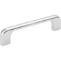 Jeffrey Alexander - 96 mm Center-to-Center Polished Chrome Alvar Cabinet Pull - Polished Chrome