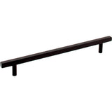 Jeffrey Alexander - 192 mm Center-to-Center Matte Black Square Dominique Cabinet Bar Pull - Matte Black
