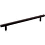 Jeffrey Alexander - 192 mm Center-to-Center Matte Black Square Dominique Cabinet Bar Pull - Matte Black