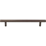 160 mm Center-to-Center Brushed Pewter Square Dominique Cabinet Bar Pull