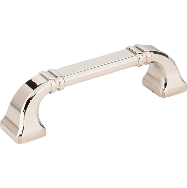Jeffrey Alexander - 96 mm Center-to-Center Polished Nickel Ella Cabinet Pull - Polished Nickel