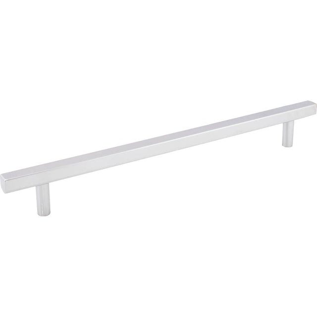 Jeffrey Alexander - 12'' Center-to-Center Polished Chrome Square Dominique Appliance Handle - Polished Chrome