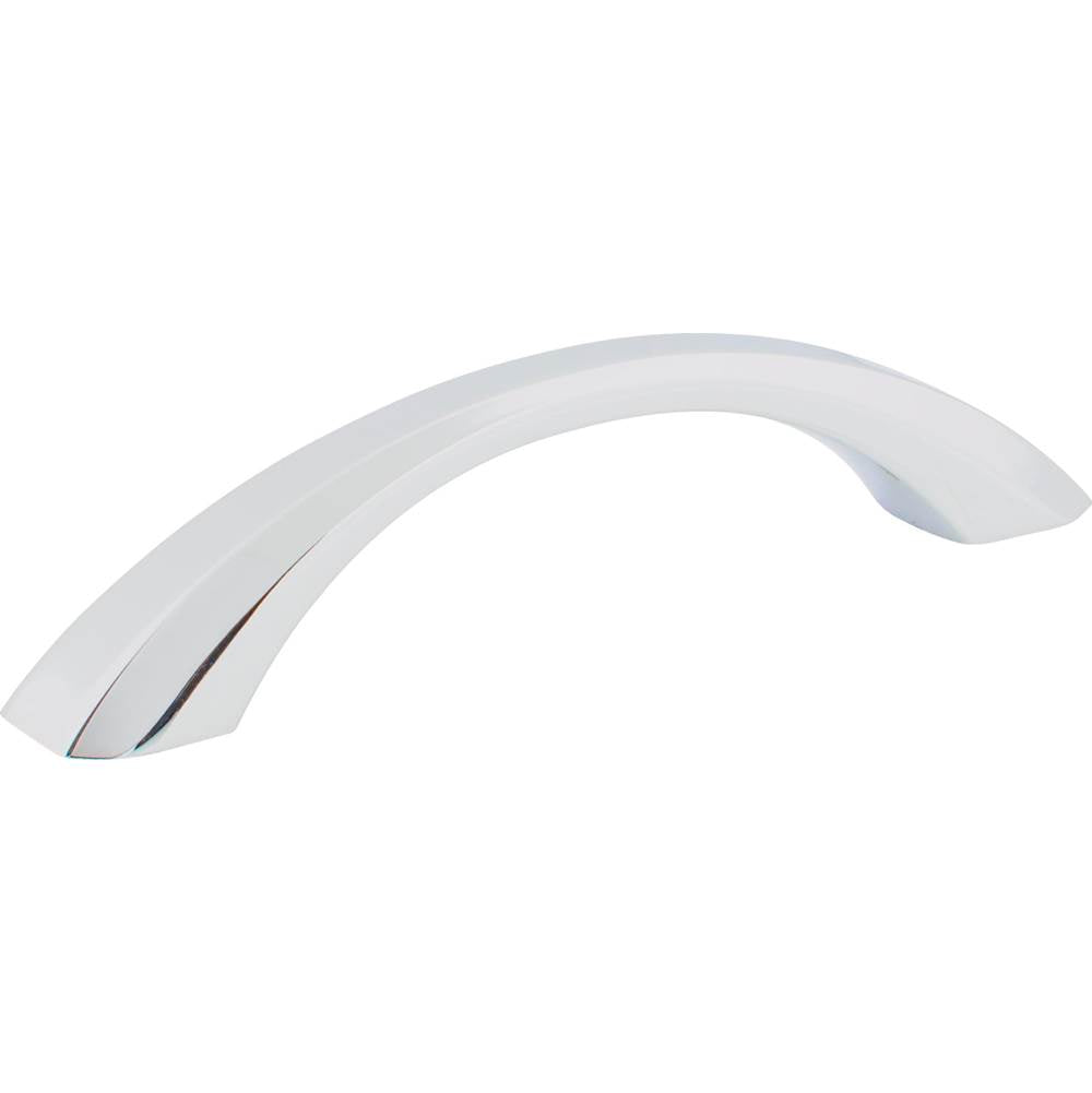 Jeffrey Alexander - 96 mm Center-to-Center Polished Chrome Wheeler Cabinet Pull - Polished Chrome