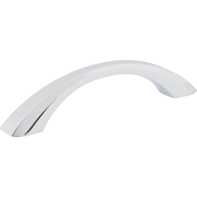 Jeffrey Alexander - 96 mm Center-to-Center Polished Chrome Wheeler Cabinet Pull - Polished Chrome