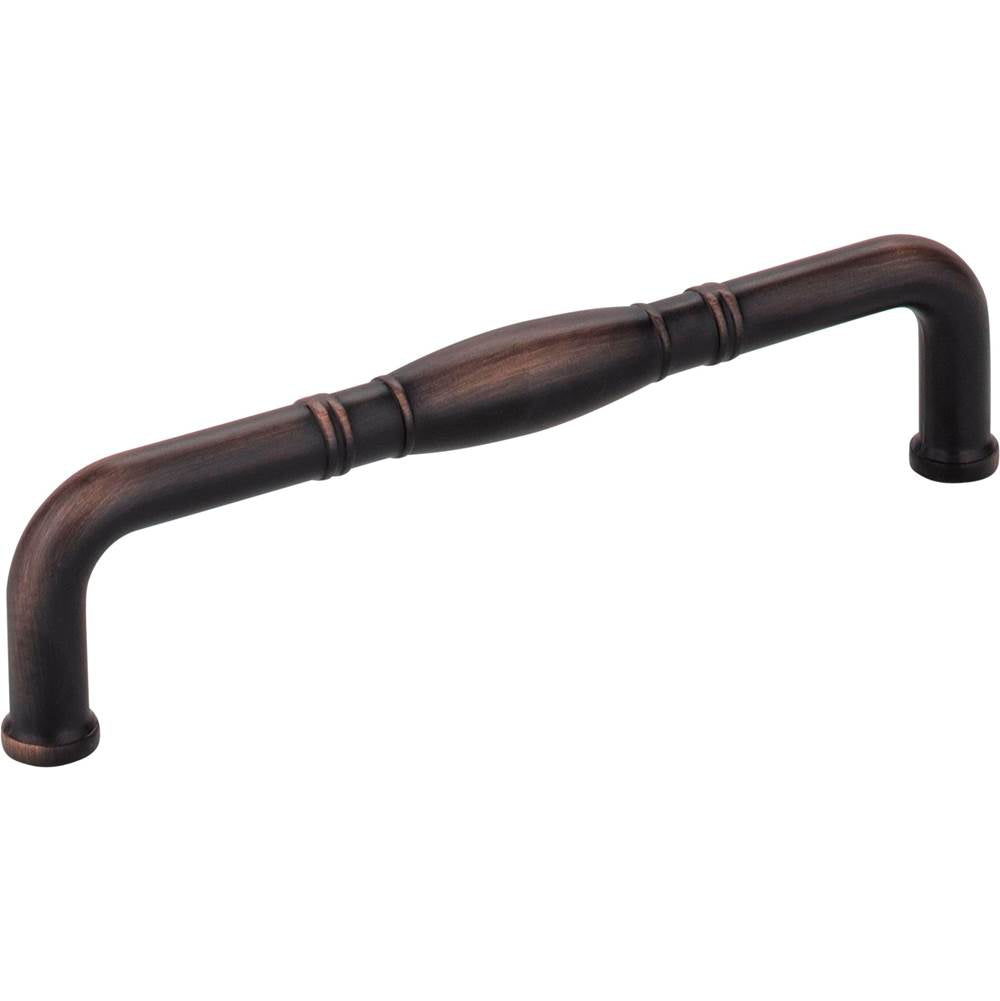 Jeffrey Alexander - 128 mm Center-to-Center Brushed Oil Rubbed Bronze Durham Cabinet Pull - Brushed Oil Rubbed Bronze