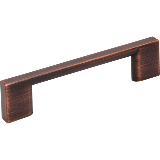 Jeffrey Alexander - 96 mm Center-to-Center Brushed Oil Rubbed Bronze Square Sutton Cabinet Bar Pull - Brushed Oil Rubbed Bronze