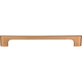 192 mm Center-to-Center Satin Bronze Asymmetrical Leyton Cabinet Pull