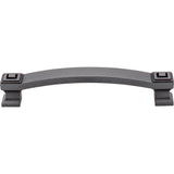 128 mm Center-to-Center Gun Metal Square Delmar Cabinet Pull