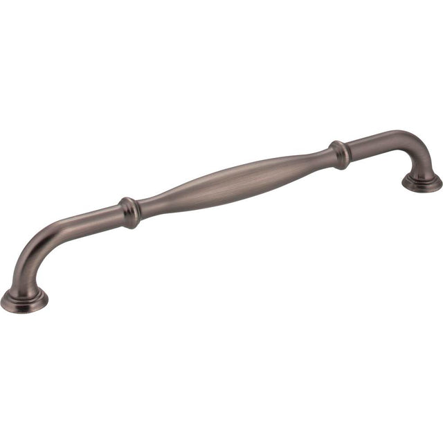 Jeffrey Alexander - 224 mm Center-to-Center Brushed Pewter Tiffany Cabinet Pull - Brushed Pewter