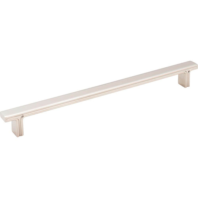 Jeffrey Alexander - 228 mm Center-to-Center Polished Nickel Square Anwick Cabinet Pull - Polished Nickel