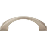 96 mm Center-to-Center Brushed Gold Arched Roman Cabinet Pull