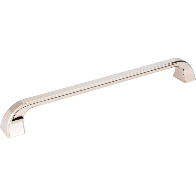 Jeffrey Alexander - 12'' Center-to-Center Polished Nickel Square Marlo Appliance Handle - Polished Nickel