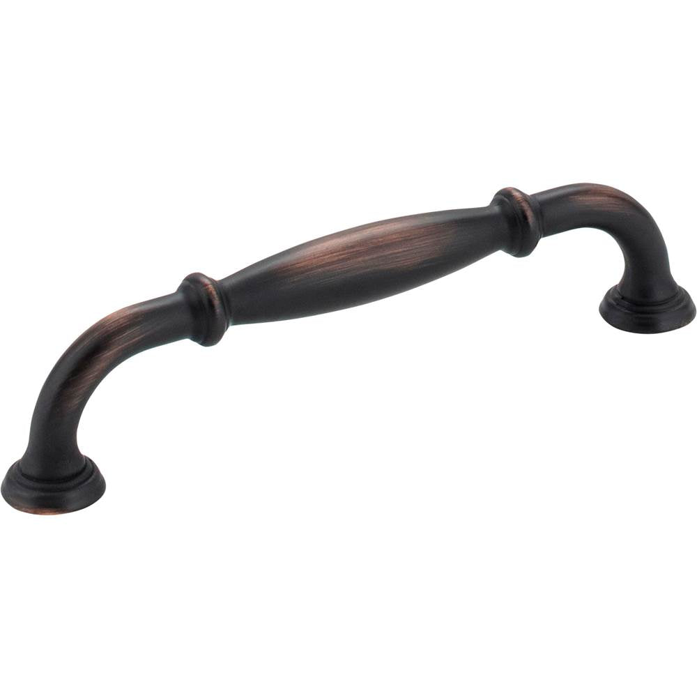 Jeffrey Alexander - 128 mm Center-to-Center Brushed Oil Rubbed Bronze Tiffany Cabinet Pull - Brushed Oil Rubbed Bronze