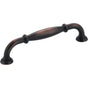 Jeffrey Alexander - 128 mm Center-to-Center Brushed Oil Rubbed Bronze Tiffany Cabinet Pull - Brushed Oil Rubbed Bronze
