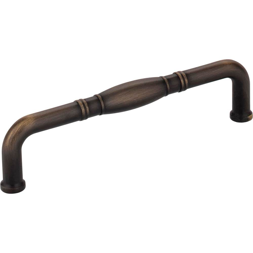 Jeffrey Alexander - 128 mm Center-to-Center Antique Brushed Satin Brass Durham Cabinet Pull - Antique Brushed Satin Brass