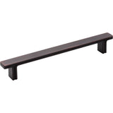 Jeffrey Alexander - 160 mm Center-to-Center Brushed Oil Rubbed Bronze Square Anwick Cabinet Pull - Brushed Oil Rubbed Bronze