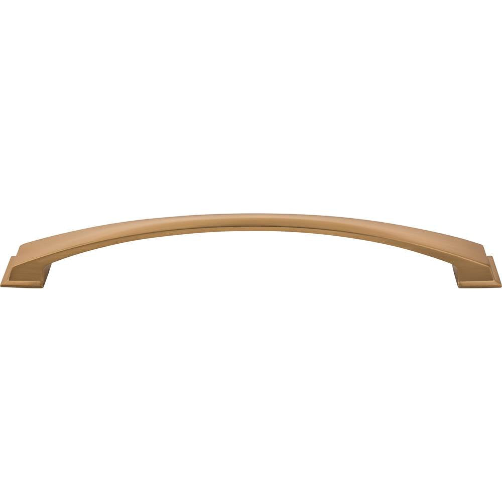 12'' Center-to-Center Brushed Gold Arched Roman Appliance Handle