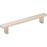 Jeffrey Alexander - 128 mm Center-to-Center Satin Nickel Square Anwick Cabinet Pull - Satin Nickel