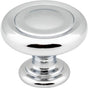 Jeffrey Alexander - 1-1/4'' Diameter Polished Chrome Bremen 1 Cabinet Knob - Polished Chrome