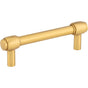 Jeffrey Alexander - 96 mm Center-to-Center Brushed Gold Hayworth Cabinet Bar Pull - Brushed Gold