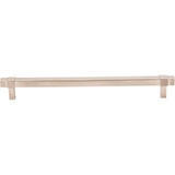 224 mm Center-to-Center Satin Nickel Square Zane Cabinet Pull