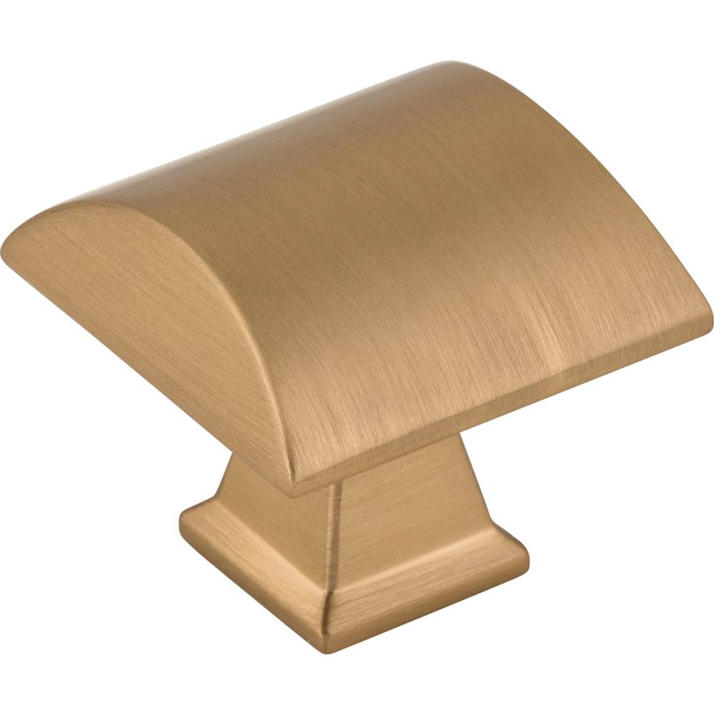 Jeffrey Alexander - 1-1/4'' Overall Length  Satin Bronze Roman Cabinet Knob - Satin Bronze