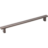 Jeffrey Alexander - 228 mm Center-to-Center Brushed Pewter Square Anwick Cabinet Pull - Brushed Pewter