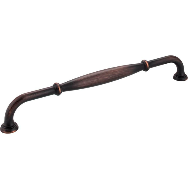 Jeffrey Alexander - 12'' Center-to-Center Brushed Oil Rubbed Bronze Tiffany Appliance Handle - Brushed Oil Rubbed Bronze