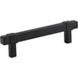 Jeffrey Alexander - 96 mm Center-to-Center Matte Black Square Zane Cabinet Pull - Matte Black