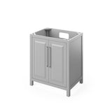 30'' Black Cade Vanity, Calacatta Vienna Quartz Vanity Top, undermount rectangle bowl
