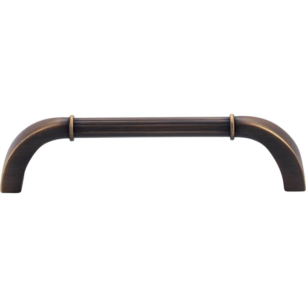 128 mm Center-to-Center Antique Brushed Satin Brass Cordova Cabinet Pull