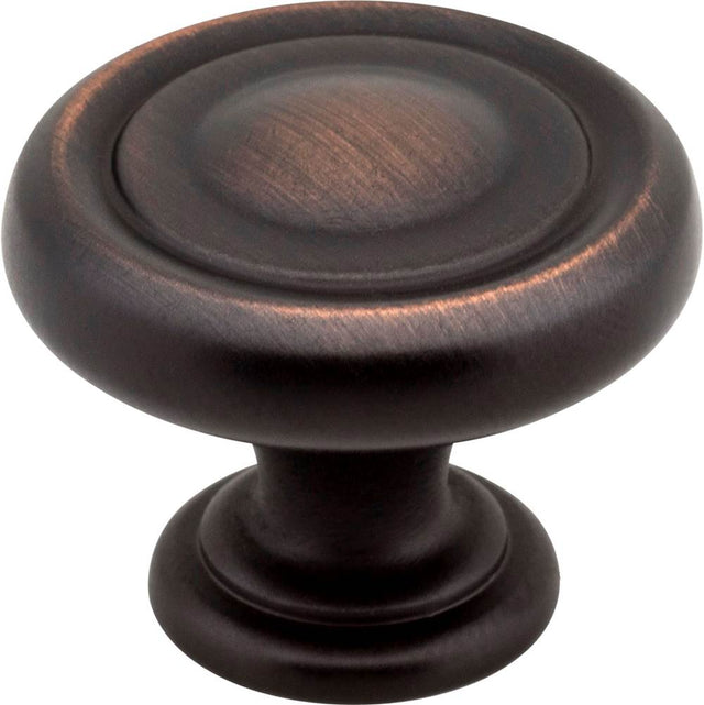 Jeffrey Alexander - 1-1/4'' Diameter Brushed Oil Rubbed Bronze Bremen 1 Cabinet Knob - Brushed Oil Rubbed Bronze