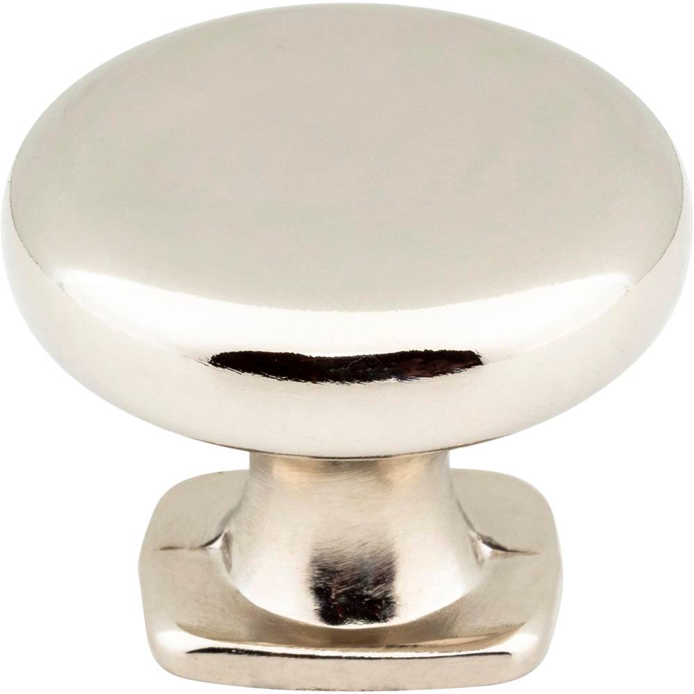 1-3/8'' Diameter Polished Nickel Belcastel 1 Cabinet Knob