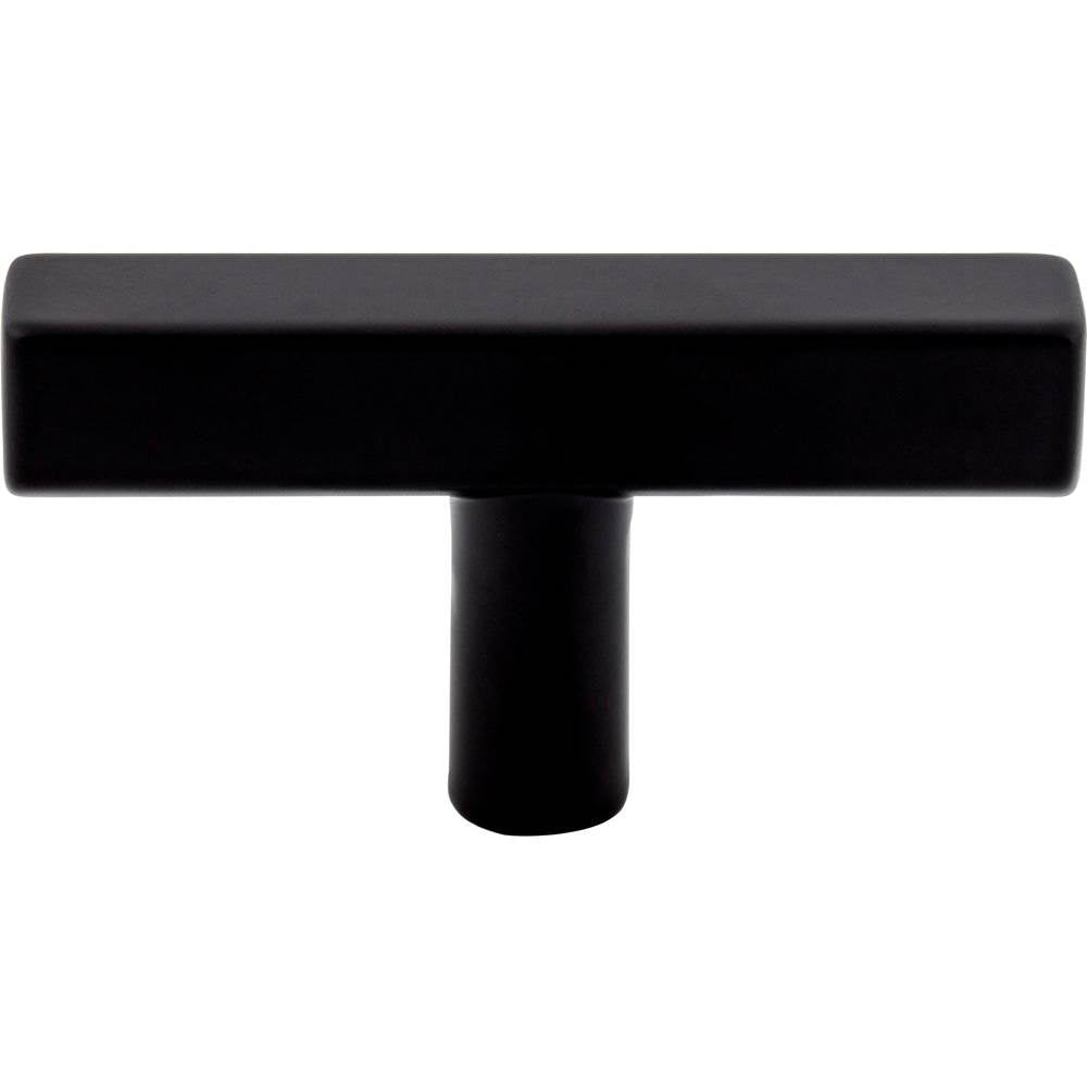 2-1/4'' Matte Black Dominique Cabinet ''T'' Knob
