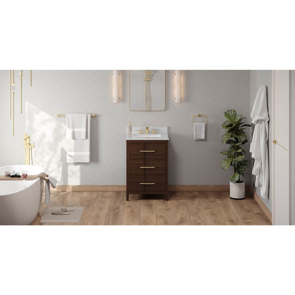 Jeffrey Alexander - Katara 24'' Single Bathroom Vanity Set - Dark Walnut
