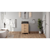 Jeffrey Alexander - Katara 24'' Single Bathroom Vanity Set - Natural Oak