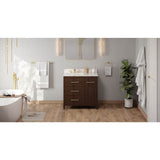 Jeffrey Alexander - Katara 36'' Single Bathroom Vanity Set - Dark Walnut