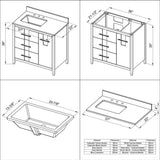 Katara 36'' Single Bathroom Vanity Set