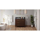 Jeffrey Alexander - Katara 42'' Single Bathroom Vanity Set - Dark Walnut