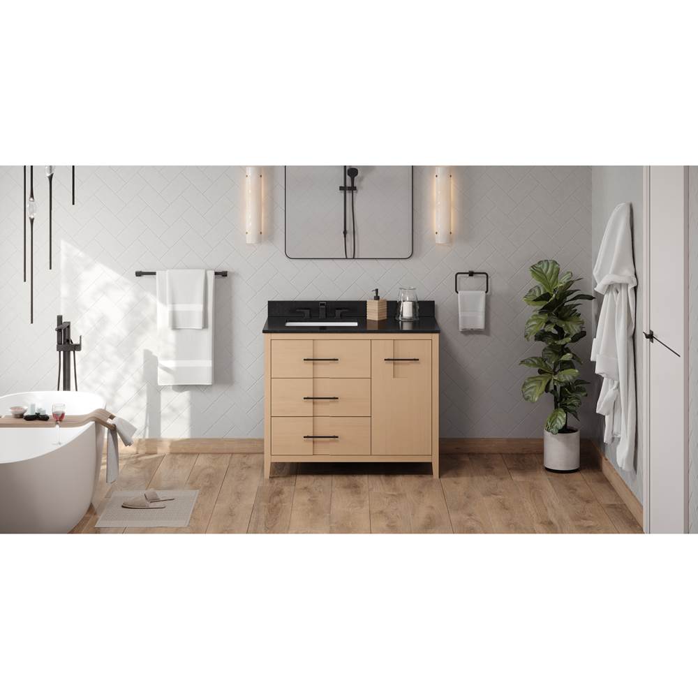 Jeffrey Alexander - Katara 42'' Single Bathroom Vanity Set - Natural Oak