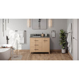 Jeffrey Alexander - Katara 42'' Single Bathroom Vanity Set - Natural Oak