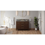 Jeffrey Alexander - Katara 48'' Single Bathroom Vanity Set - Dark Walnut