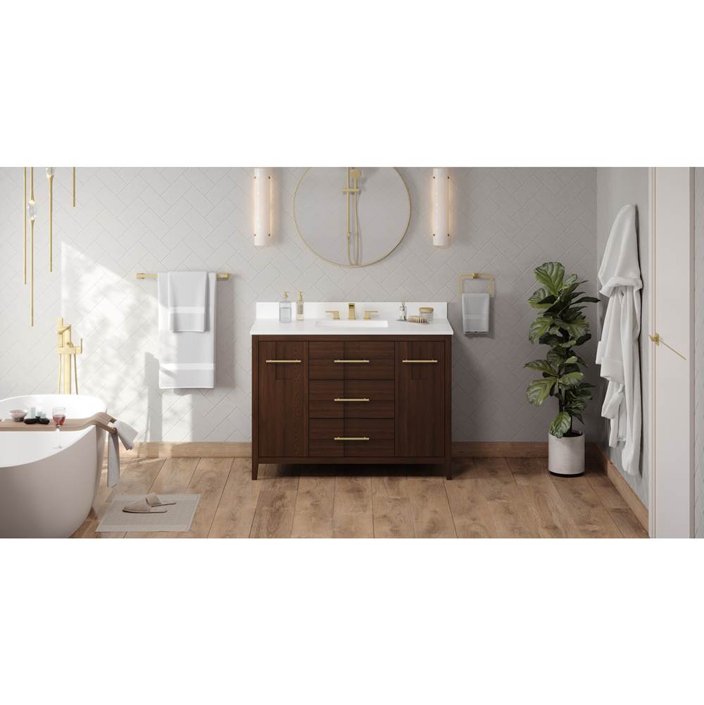 Jeffrey Alexander - Katara 48'' Single Bathroom Vanity Set - Dark Walnut