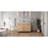 Jeffrey Alexander - Katara 48'' Single Bathroom Vanity Set - Natural Oak