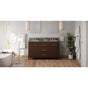 Jeffrey Alexander - Katara 60'' Double Bathroom Vanity Set - Dark Walnut