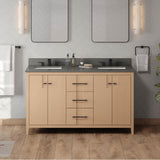 Katara 60'' Double Bathroom Vanity Set