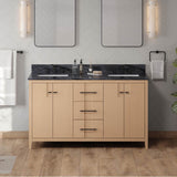 Katara 60'' Double Bathroom Vanity Set